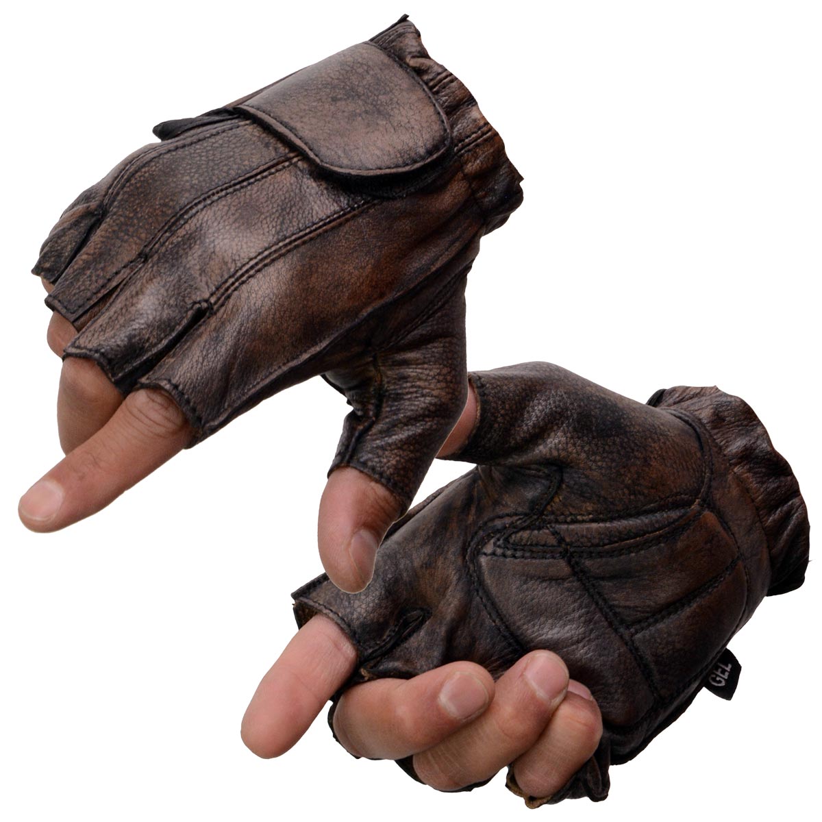 マイケル　切り落とし　8000g Milwaukee Leather MG7561 Men's Premium Brown Leather Gel