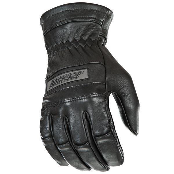 Joe Rocket Mens Classic Regular Fit Black Leather Motorcycle Gloves