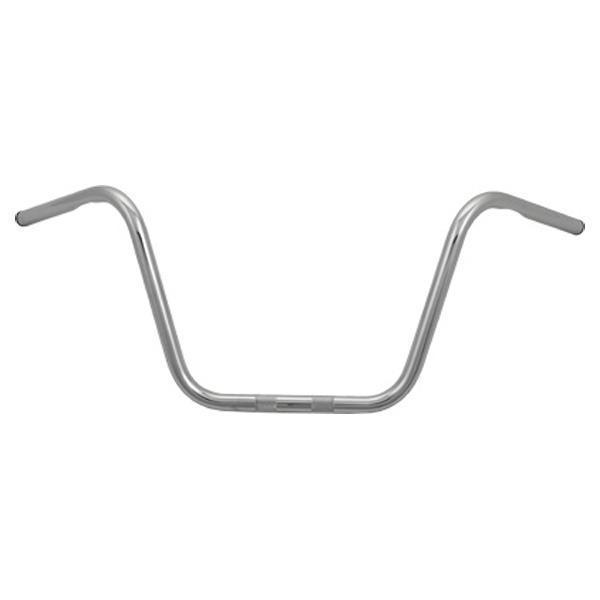 HardDrive Ape Hanger Chrome Handlebars for Harley-Davidson 1982-2014 with Dimpl