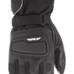 Fly Racing 'Xplore' Black Leather Snowmobile Gloves