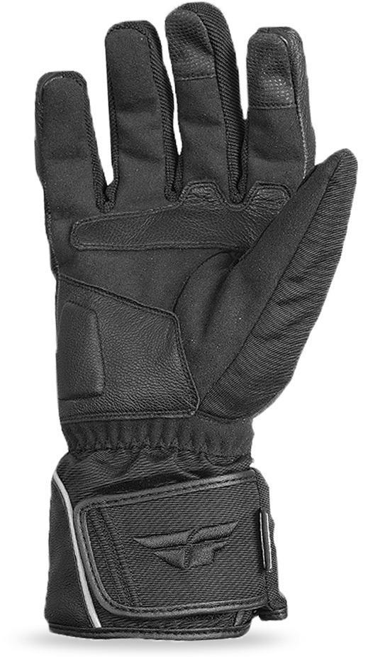 Fly Racing 'Xplore' Gunmetal and Black Leather Snowmobile Gloves