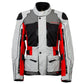 Scorpion Yosemite XDR Men's Grey/Red Textile Jacket with Armor