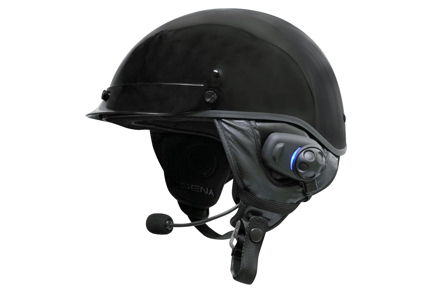 Sena SPH10H-FM Single Pack Bluetooth Headset and Intercom with FM Tuner for Half Helmets