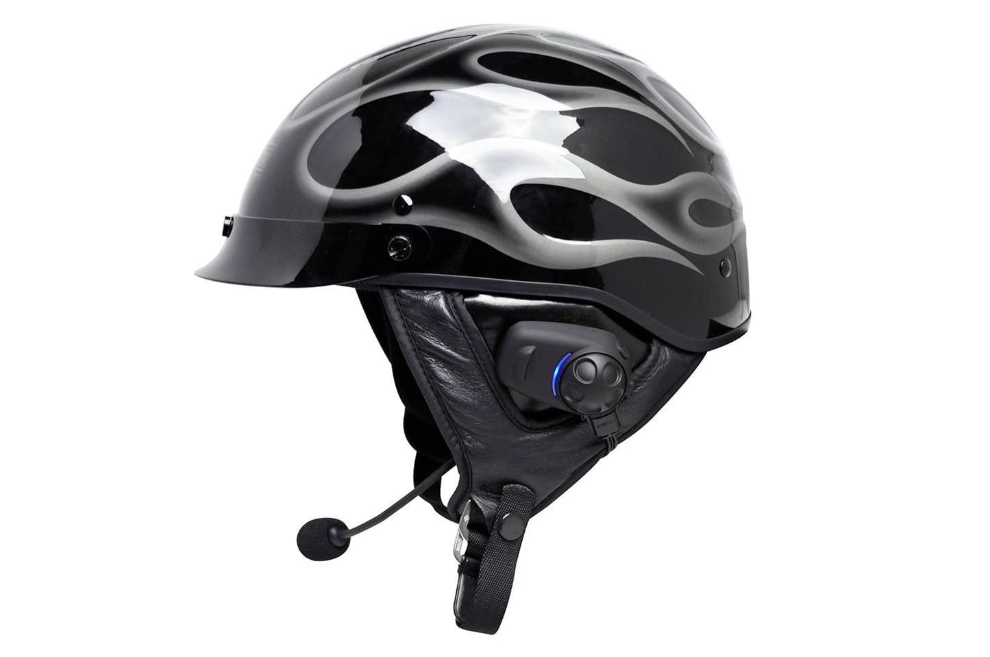 Sena SPH10H-FM Single Pack Bluetooth Headset and Intercom with FM Tuner for Half Helmets