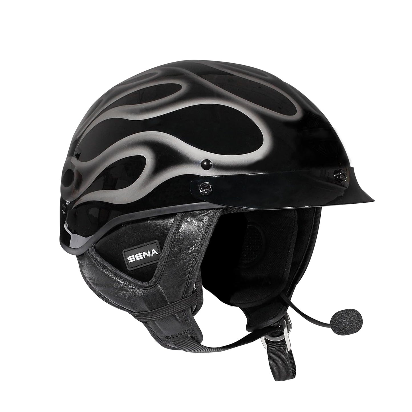 Sena SPH10H-FM Single Pack Bluetooth Headset and Intercom with FM Tuner for Half Helmets