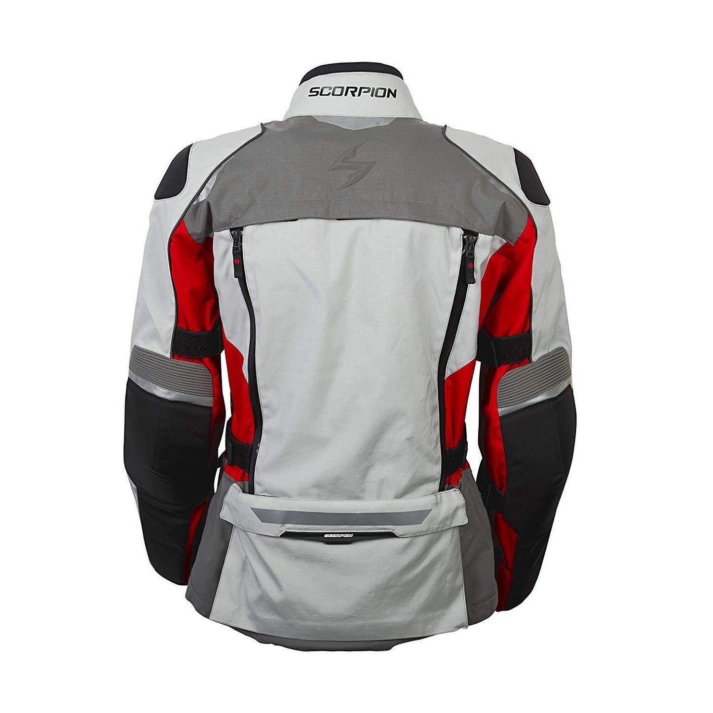 Scorpion Yosemite XDR Men's Grey/Red Textile Jacket with Armor