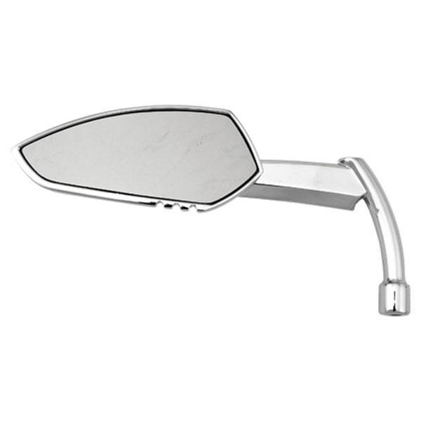 HardDrive Universal Apache Chrome Left Mirror with Knife Stem for Harley Davids