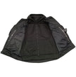 Xelement B91033 Men's 'Requiem' Black Mesh Jacket with X-Armor and Removable Hoodie