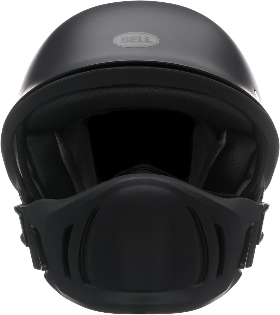 Bell Rogue 'Built Bell Tough. Innovative Muzzle' Matte Black Half Helmet