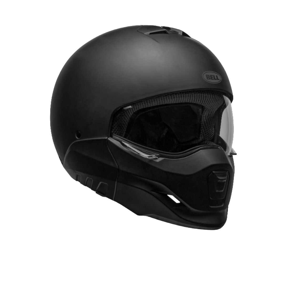 Bell Broozer ‘Full Face. Open Face. In Your Face’ 2 in 1 Motorcycle Matte Black Helmet