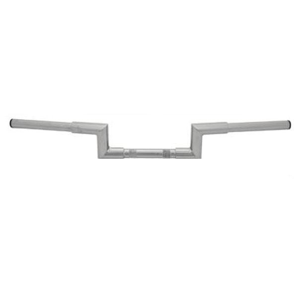 HardDrive 1-1/4 in. Fat-Z Chrome Handlebars 9 in. Height for Harley-Davidson 19