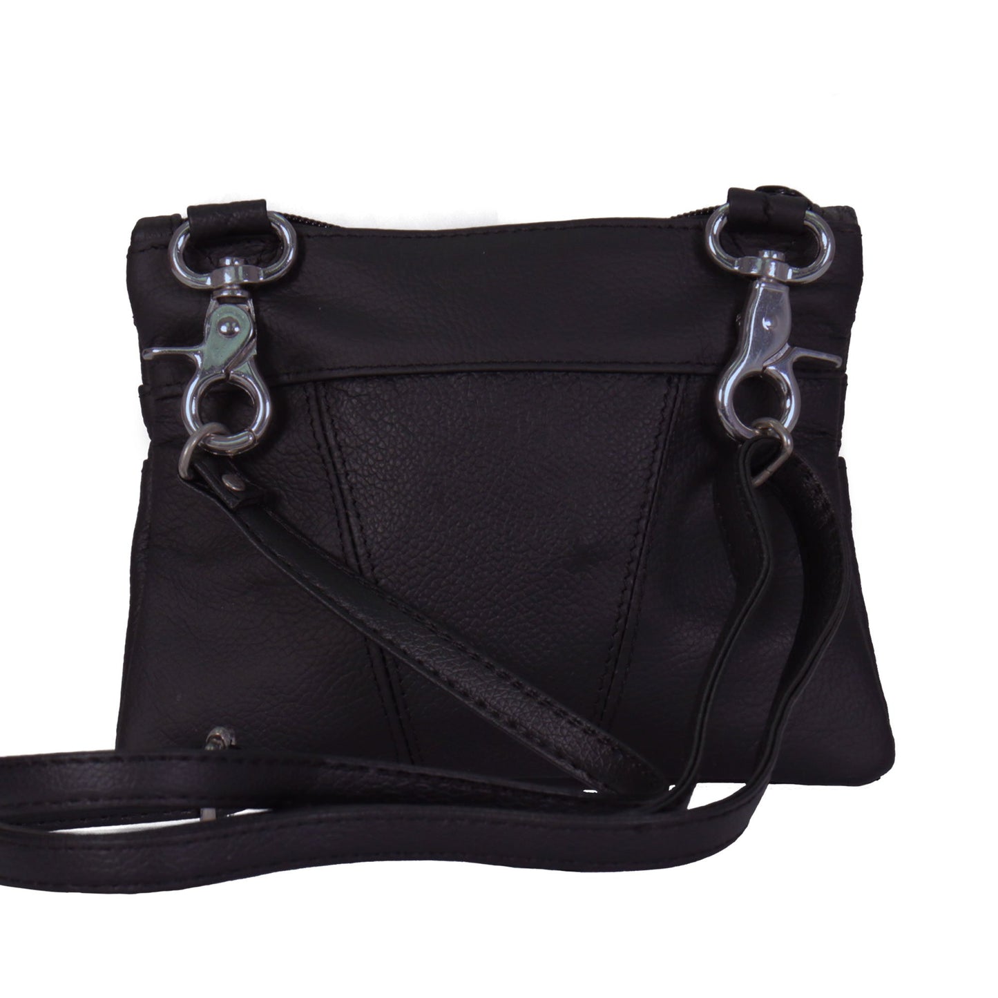 Hot Leathers CPL5011 Black Ladies Clip Pouch with Cell Pocket