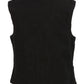 Club Vest CVL4000 Women's Black Denim Motorcycle V-Neck Vest with Conceal & Carry Pockets