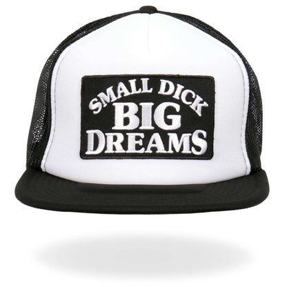 Hot Leathers Small Dick Big Dreams Snap Back Trucker Hat GSH2039
