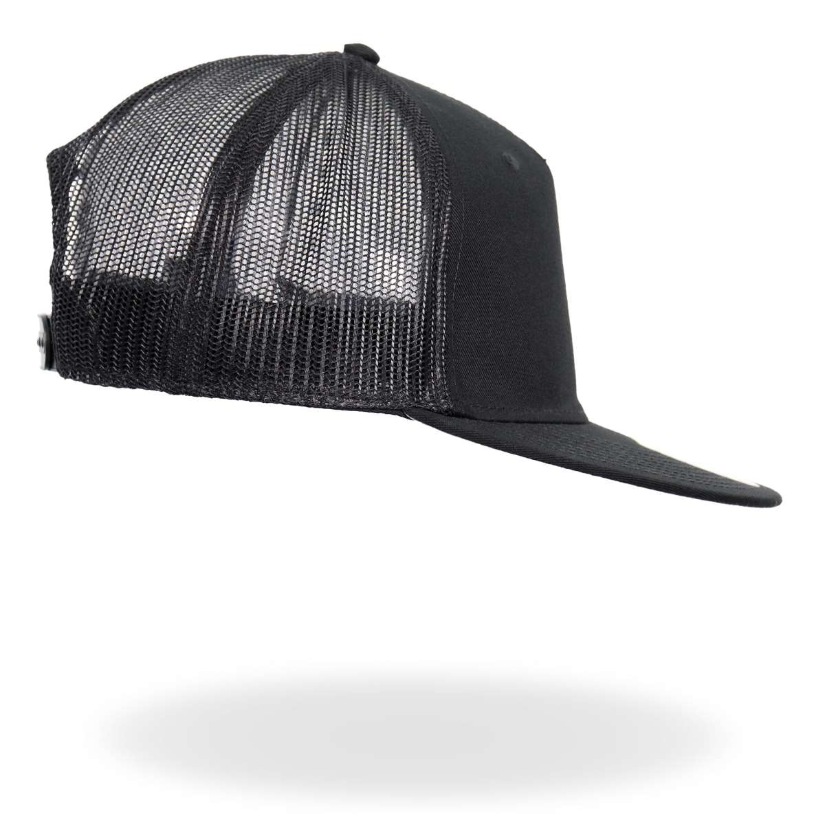 Hot Leathers Black Skeleton Hand DILLIGAF Snapback Hat GSH4007