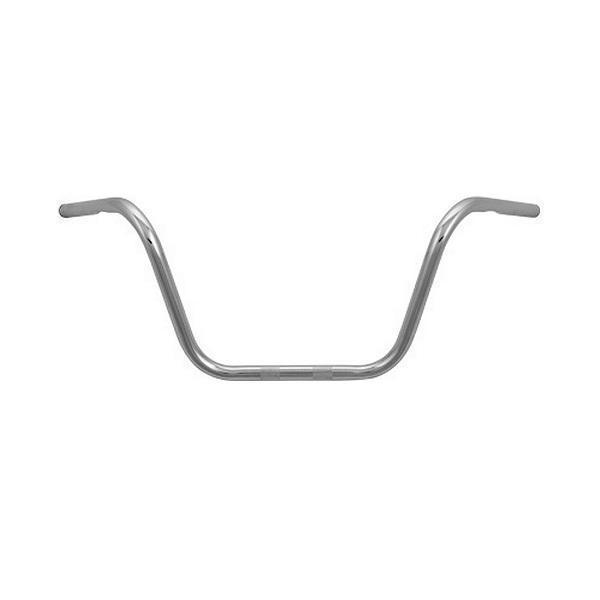 HardDrive Buckhorn Low 1 in. Chrome Handlebars for Harley-Davidson 1982-2014 al