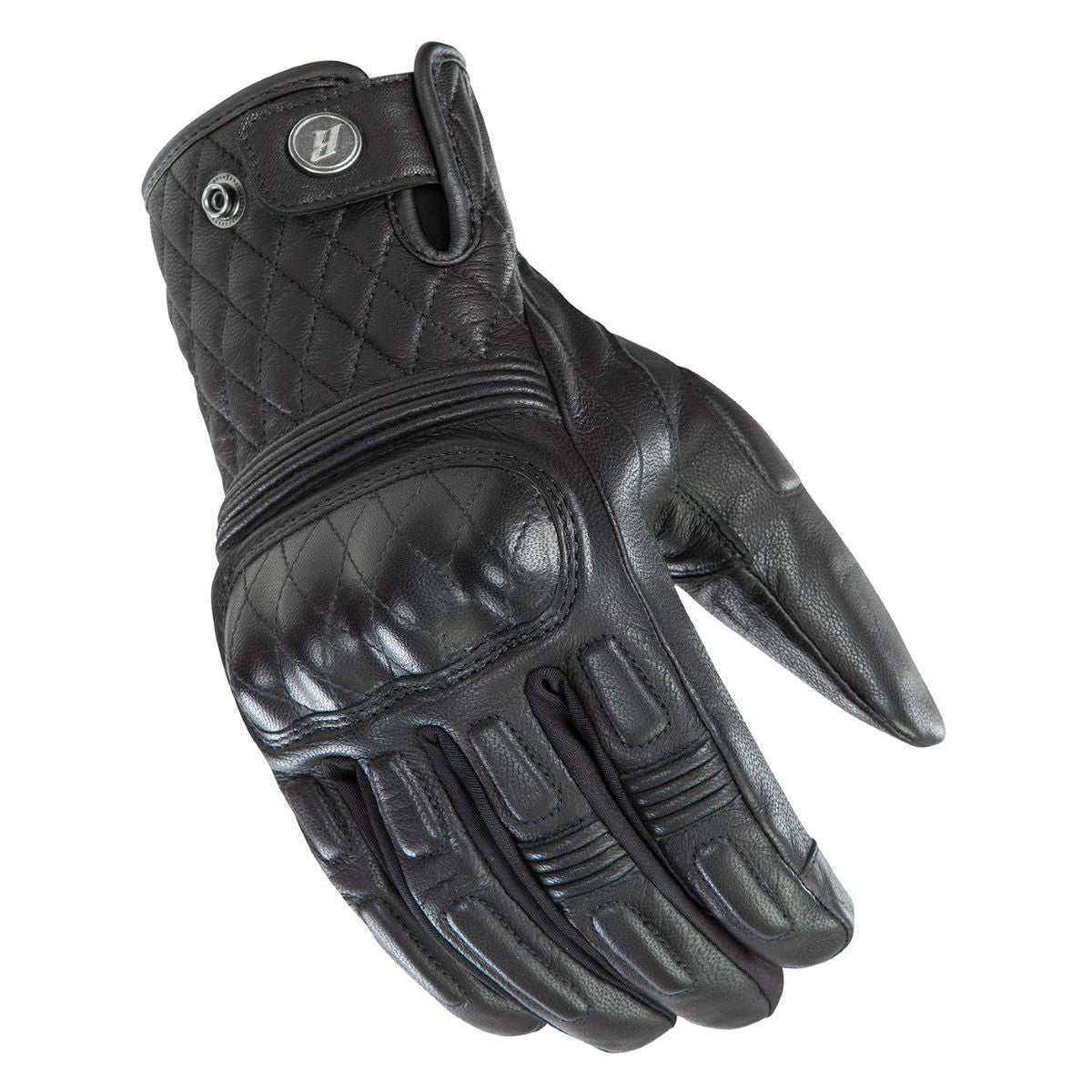 Joe Rocket Black DIAMONDBACK Leather Gloves