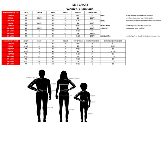 NexGen SH2215L Women's Lightweight Oxford Nylon Black Water Resistant Rain Suit