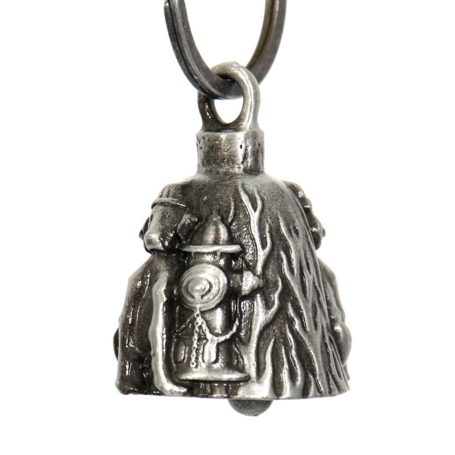 Milwaukee Leather MLB9046 'Fire Dog' Motorcycle Good Luck Bell | Key Chain Accessory for Bikers