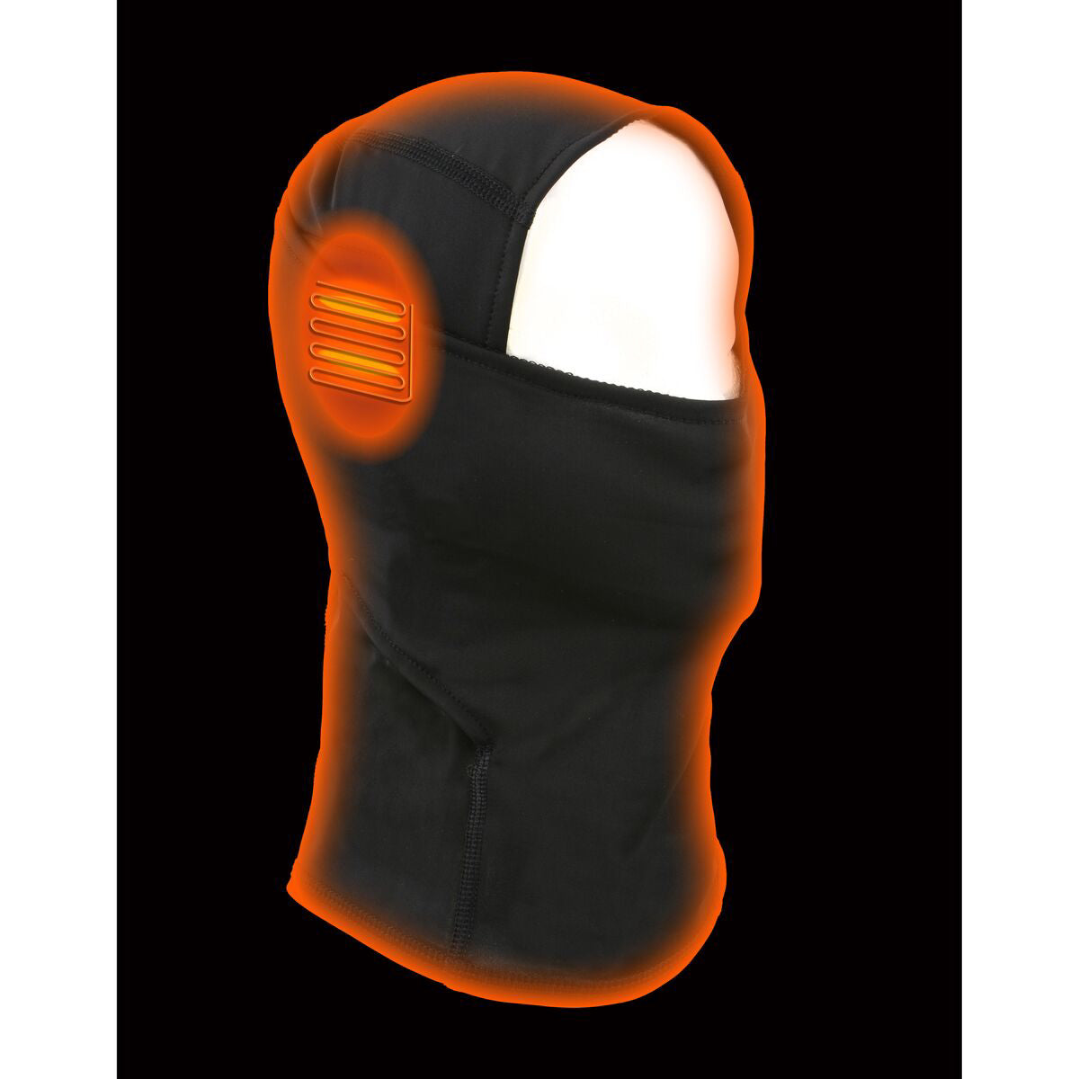 NexGen Heat MP7922FMSET Heated Breathable Balaclava for Skiing, Motorcycle – Heated Winter Face Mask