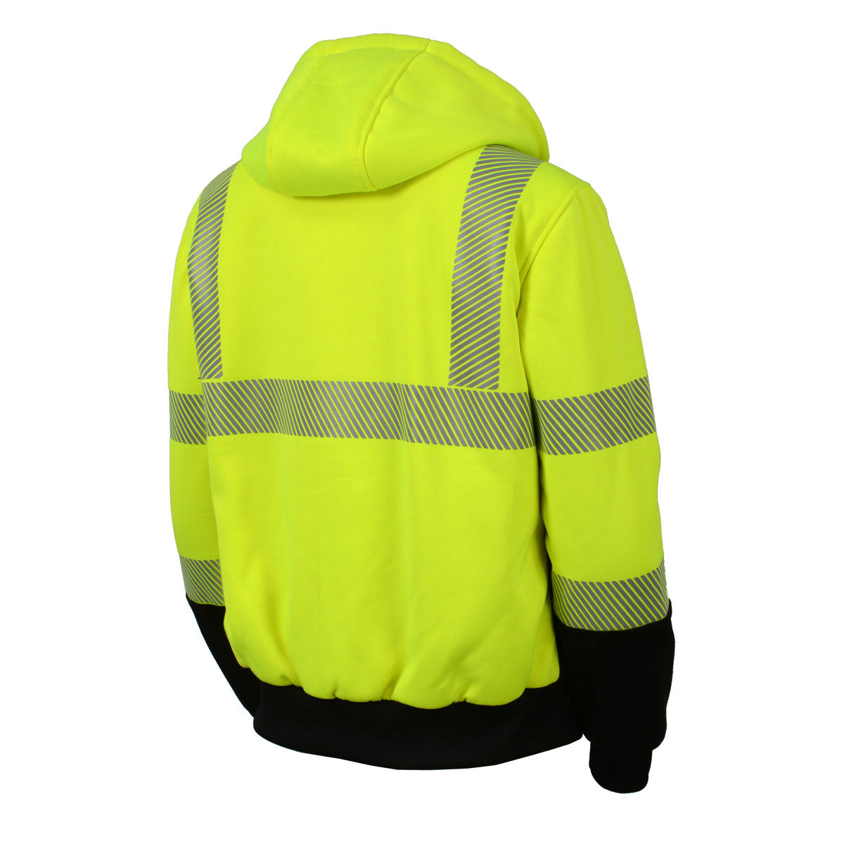 Nexgen Heat MPL2773SET Women's Heated Zippered Hoodie High-Viz Reflective - for Riding Hiking Winter Outdoor Activities