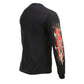 Milwaukee Leather MPMH117005 Men’s ‘Electric Skull’ Long Sleeve Black T-Shirt