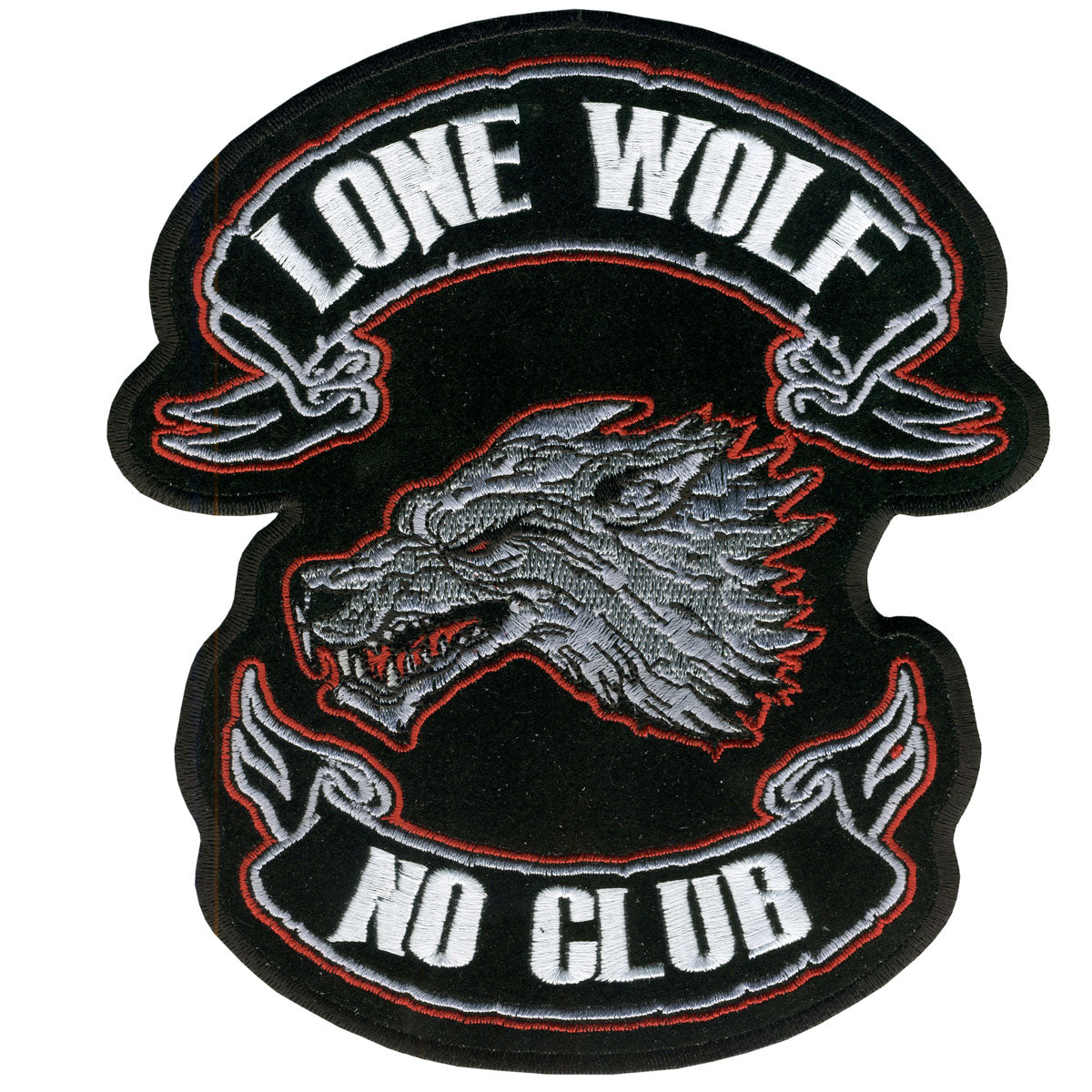 Hot Leathers PPA2226 Lone Wolf Patch 10" x 11"