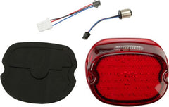 HardDrive Low Profile LED Taillights Clear Lens for HD 1940-1954 Big Twin and Some Custom Fenders