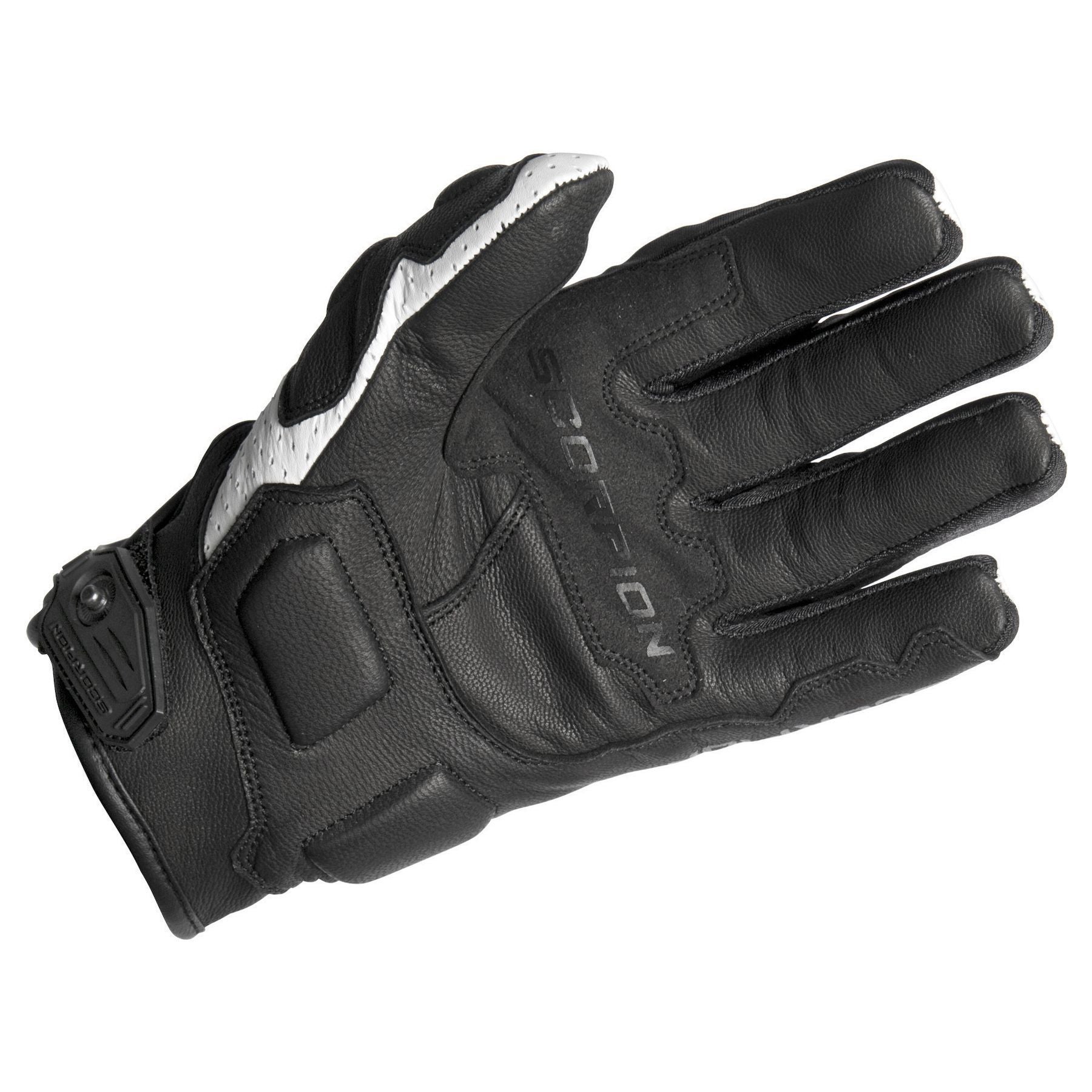 Scorpion Klaw II White Leather Gloves