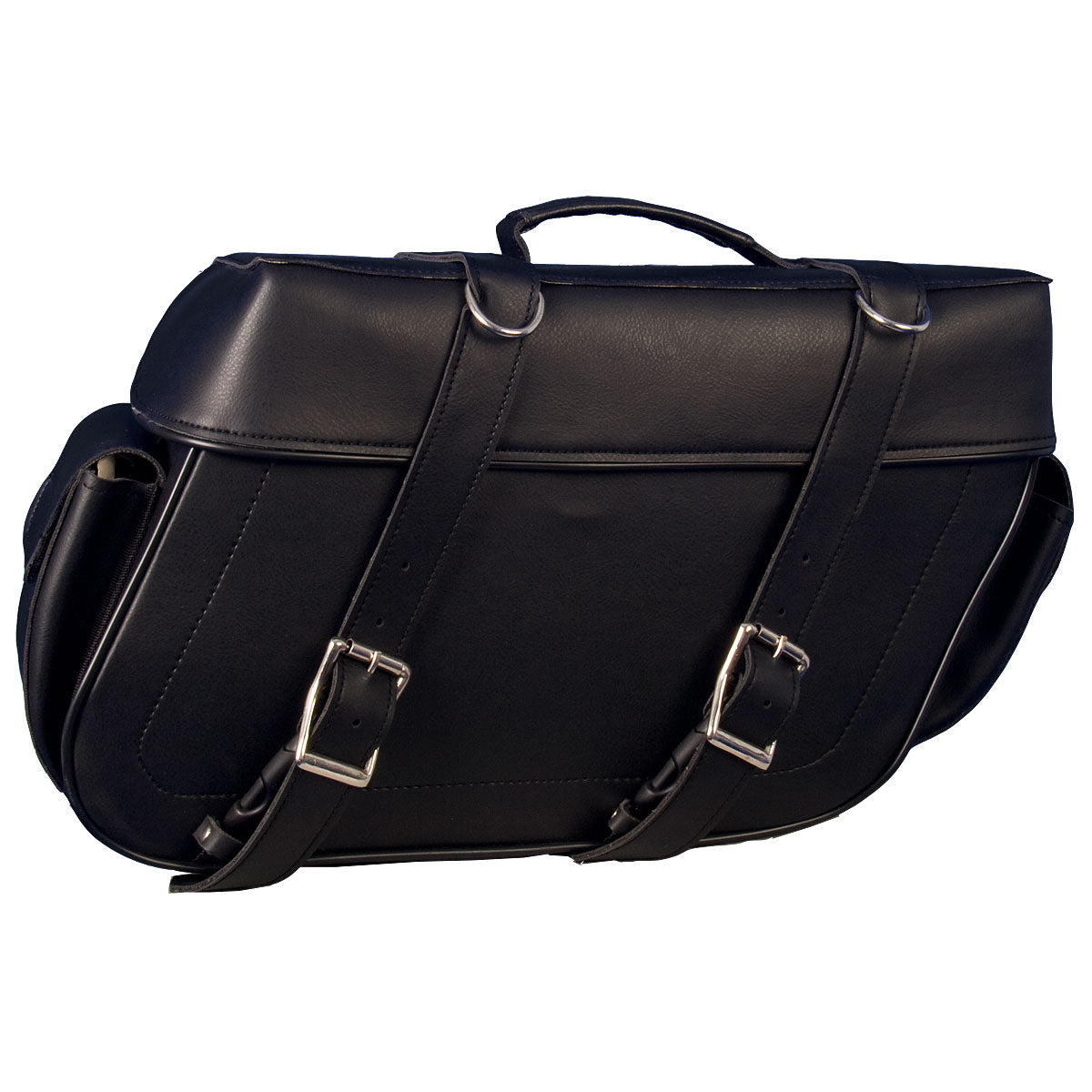Hot Leathers SDA1002 Extra Large PVC Saddlebags 16X11X6
