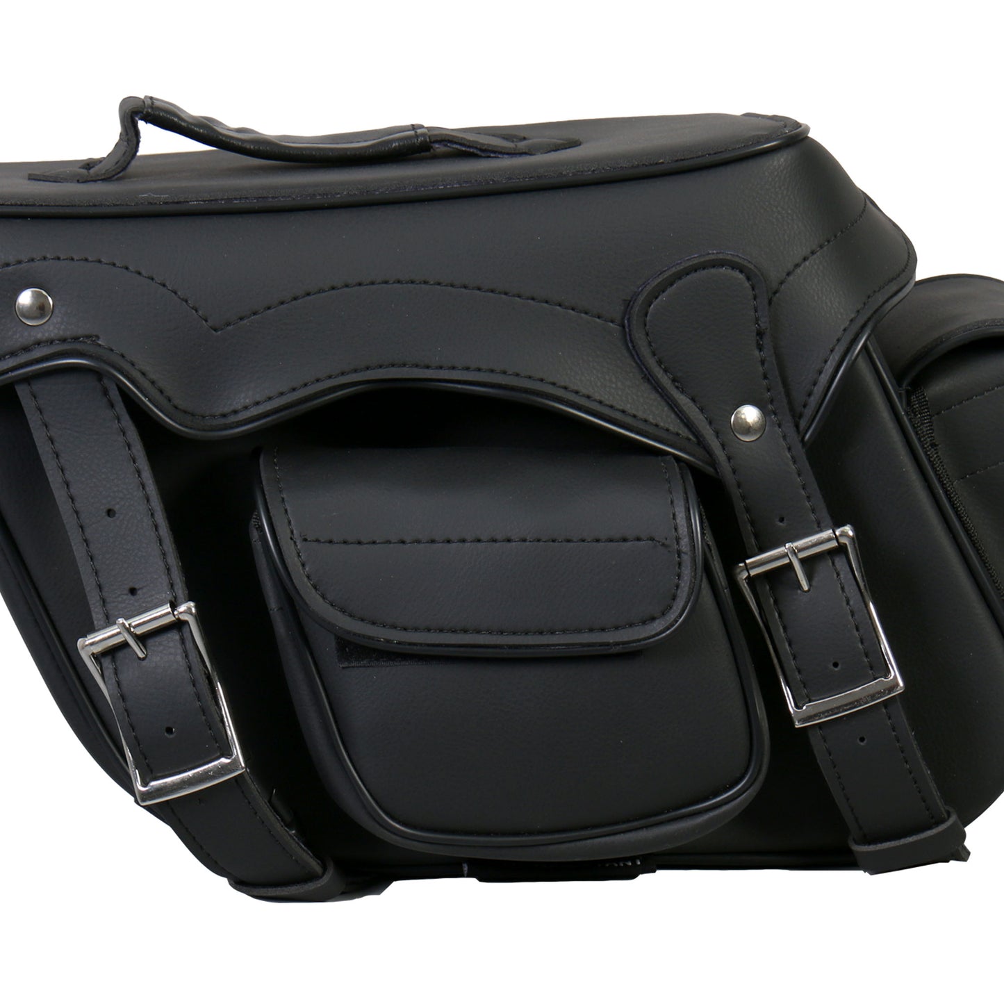 Hot Leathers SDA1004 Extra Large Saddlebags with Concealed Carry Pocket 17X10X6