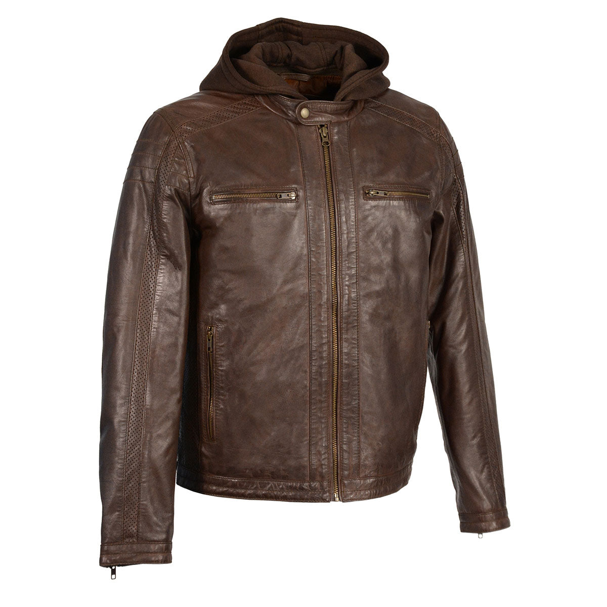 Milwaukee Leather SFM1845 Men's Brown Fashion Casual Leather