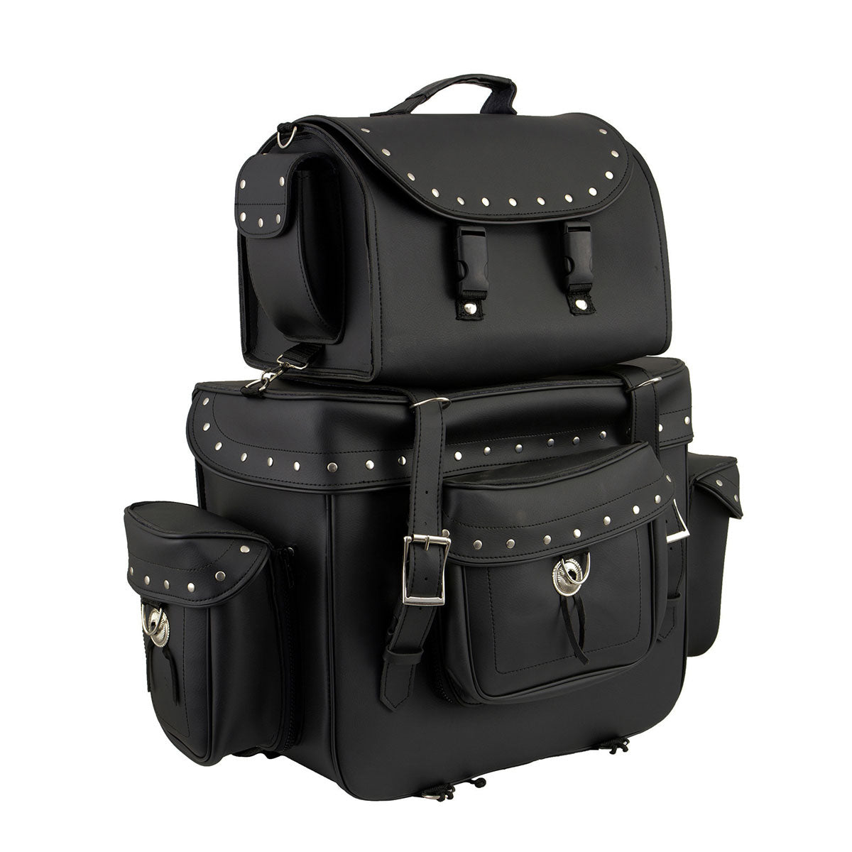 FenderMexico72TelecasterCustom レザーケース付 Milwaukee Leather SH660 Large Black 2-Piece PVC Motorcycle