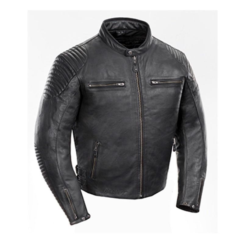 Joe Rocket Men’s Sprint TT Black Leather Jacket