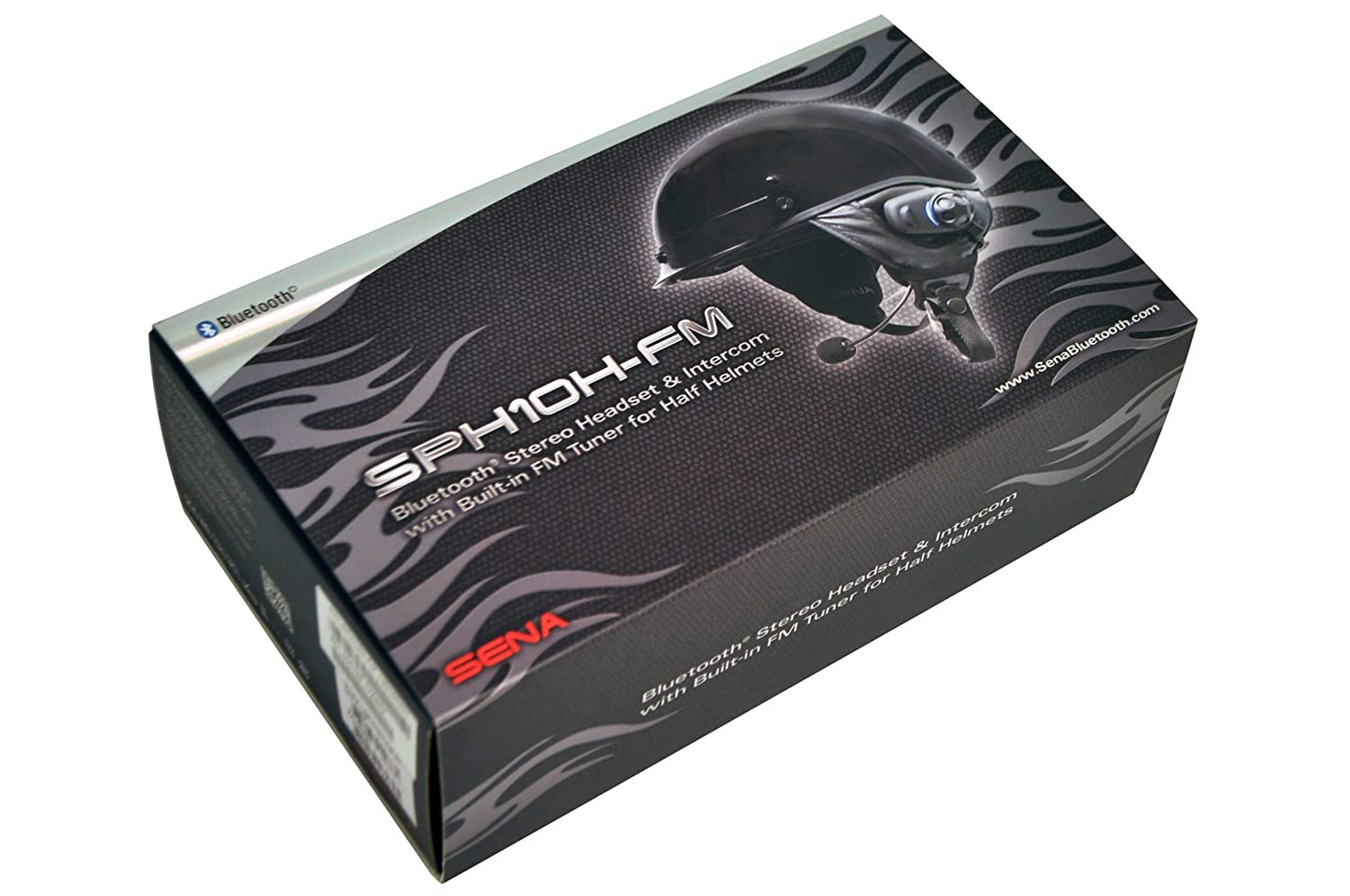 Sena SPH10H-FM Single Pack Bluetooth Headset and Intercom with FM Tuner for Hal