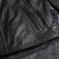 Cortech 'The Marquee' Mens Black Premium Leather Jacket with Removable Hoodie and SAS-TEC Armor