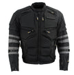 Xelement CF5050 Men's 'Morph' Black and Grey Tri-Tex Armored Jacket with Removable Sleeves