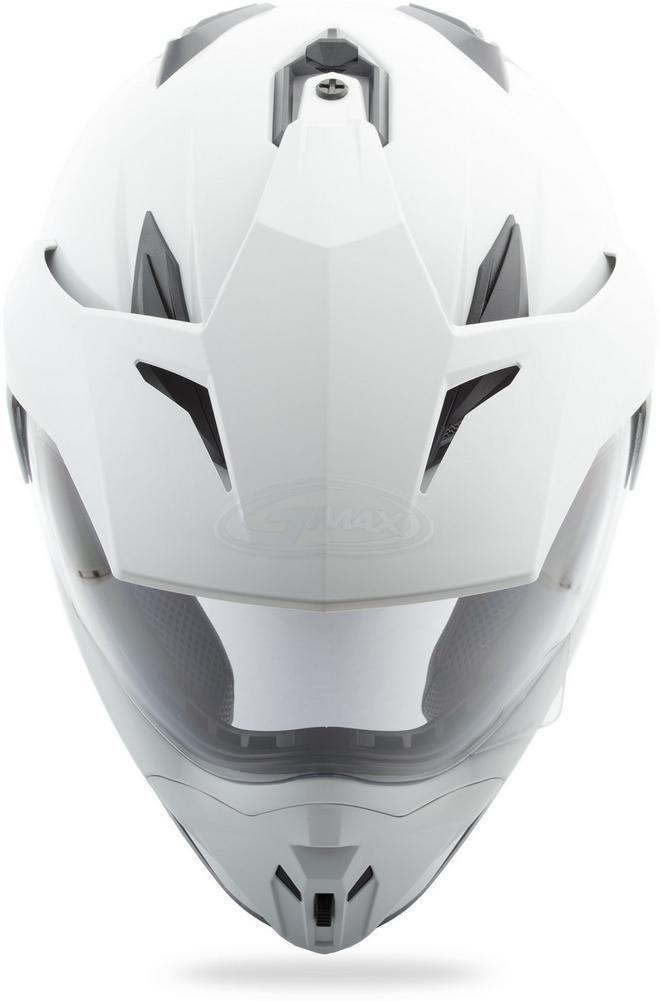 GMax GM11D White Dual Sport Motorcycle Helmet