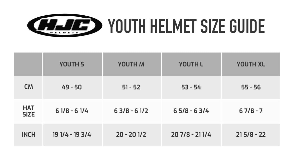 HJC 'CL-Y' Youth Black Full Face Helmet
