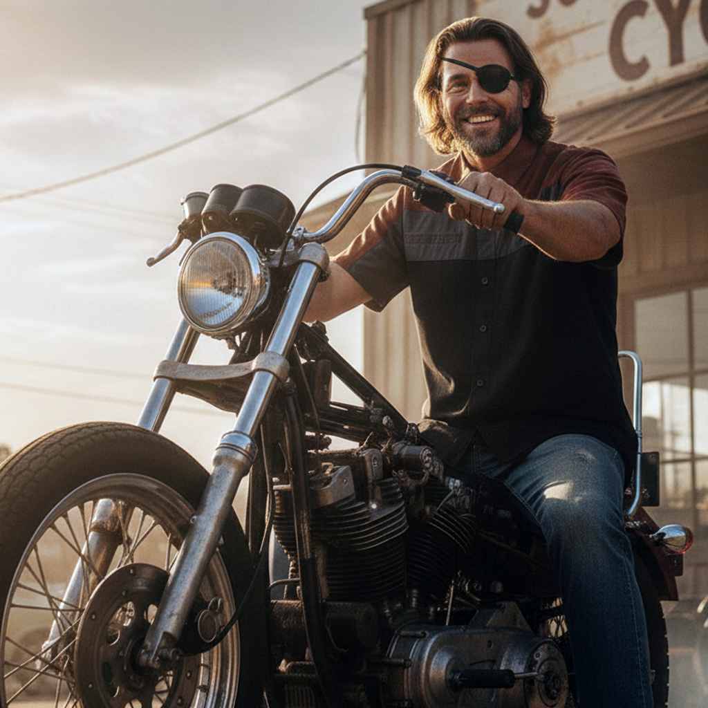 MMCC Men's Pit Stop Mechanic Button Up Shop Shirt, Reflective Strip, 2-Chest Pockets - Black-Grey-Orange - MMC16009