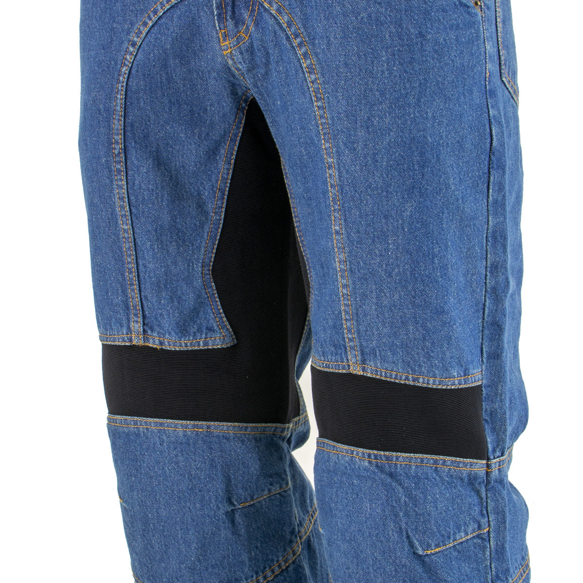 Xelement 055029 Men's Classic Fit Blue Denim Motorcycle Racing Pants with X-Armor Protection