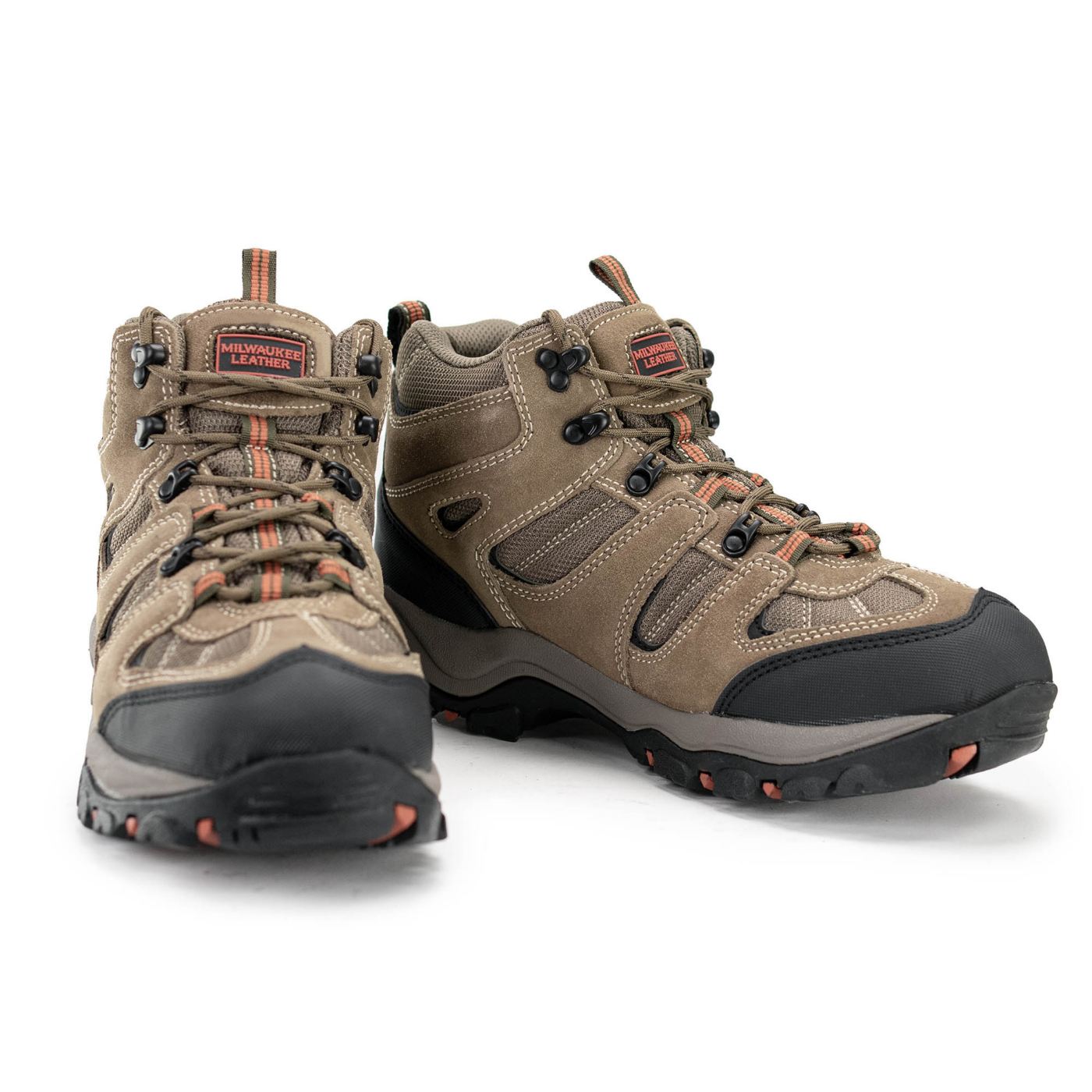 Milwaukee Leather MBM9150 Men's Brown Suede Lace-Up Waterproof Outdoor Hiking Boots