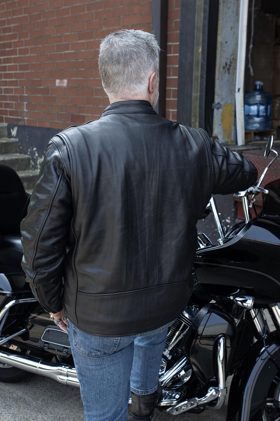 Milwaukee Leather USA MADE MLJKM5006 Men's Black Rumble
