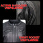 Milwaukee Motorcycle Clothing Co. Women’s Rebel Scooter Style Black Leather Biker Jacket w/ Mandarin Collar MMC20002