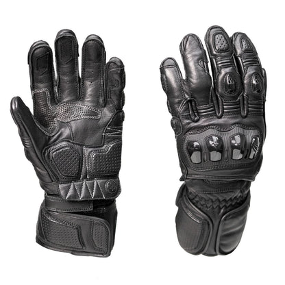 MMCC Men's Vader Racing Style Premium Leather Gauntlet Glove w/ i-Touch Technology - MMC70000
