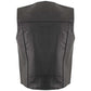 USA Leather 1201 Men's Black Classic Club Style Motorcycle Original Leather Vest