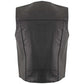 USA Leather 1201 Men's Black Classic Club Style Motorcycle Original Leather Vest