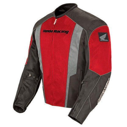 Joe Rocket 'CBR' Mens Red and Black Mesh Motorcycle Jacket