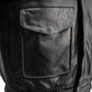 USA Leather 1515 Men's Black 'Classic Aviator' Bomber Leather Jacket