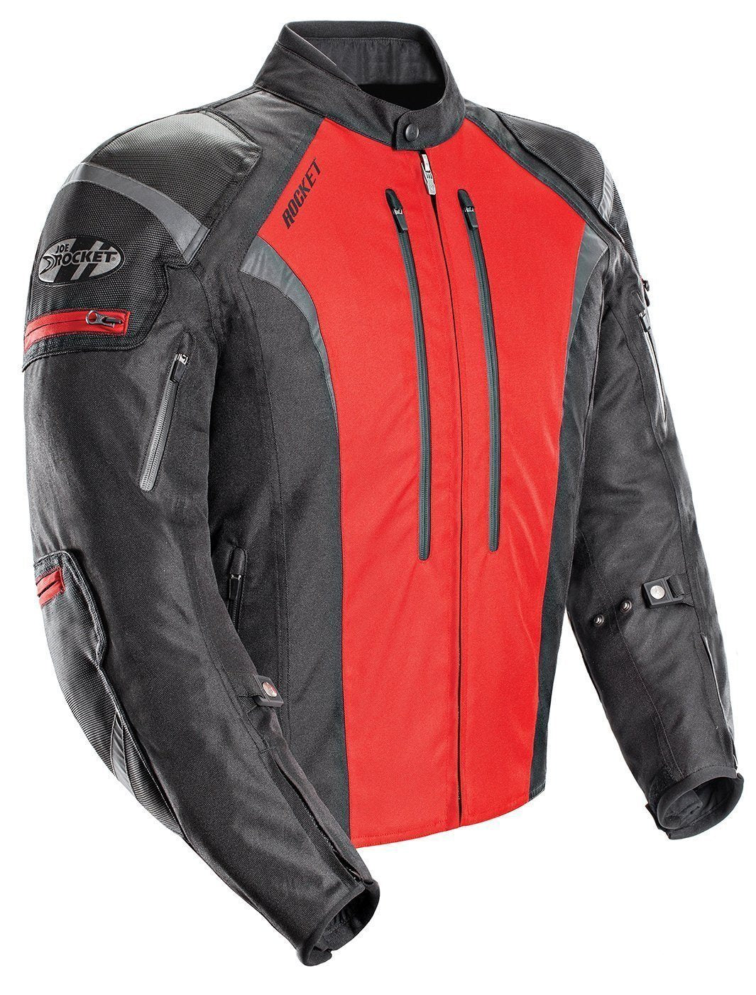 Joe Rocket Atomic 5.0 Mens Black/Red Textile Jacket